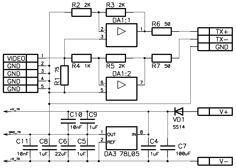 Transmitter schematics